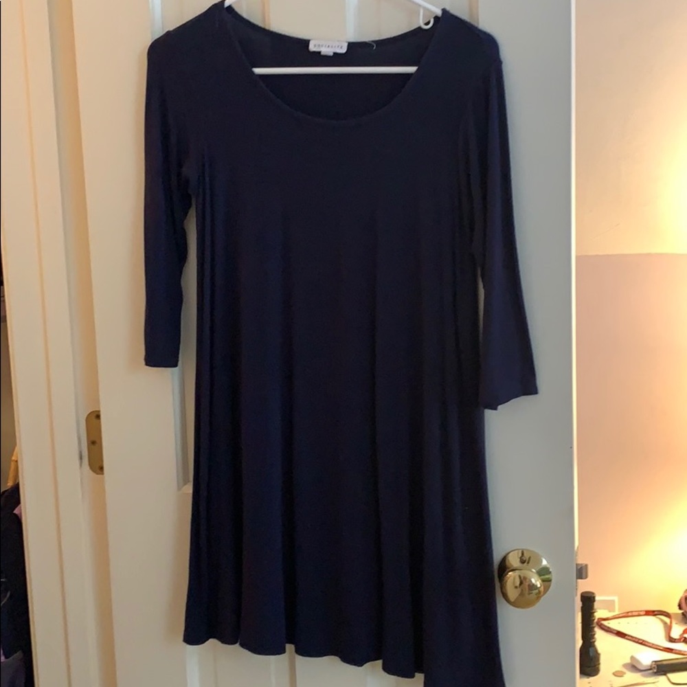 Socialite Blue Dress